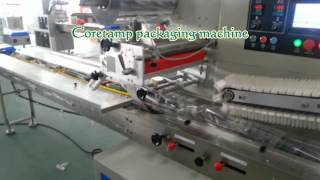 Automatic flow packing machine for vegetable