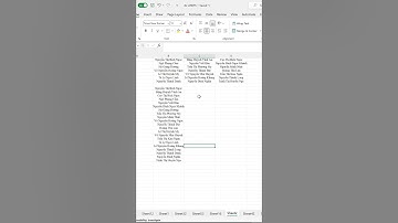 [Thủ thuật Excel] GỘP NHIỀU CỘT THÀNH 1 CỘT TRONG EXCEL! #shorts