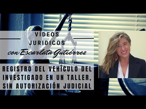 ¿Es nulo el Registro, de un Vehículo que se encuentra en un taller, sin Autorización Judicial?