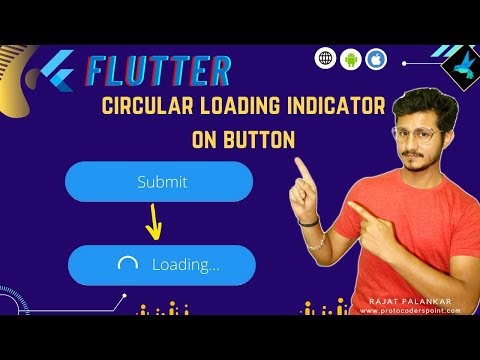 Flutter Button Loading Progress Indicator - Flutter Basic Tutorial