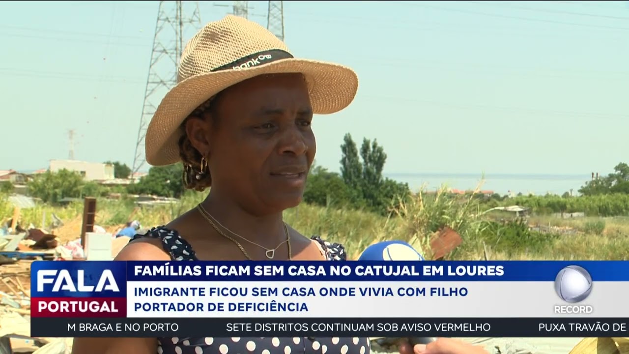 Famílias ficam sem casa no Catujal em Loures