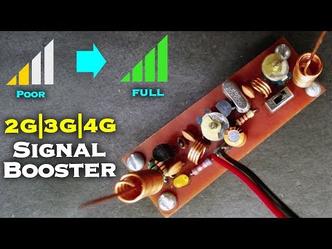 Make Your Own Cell Phone Signal Booster for 2G-3G-4G Network