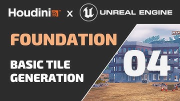 HOUDINI FOUNDATION - 04 - Basic Tile Generation - ( Free Tutorial for Game Dev with Unreal )