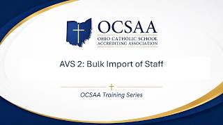 Accreditrac: AVS 2 Bulk Staff Import Accreditrac: AVS 2 Bulk Staff Import