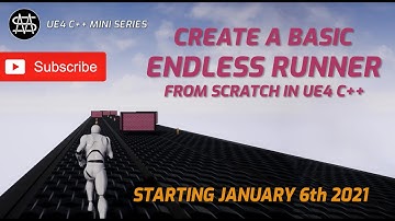 UE4 C++ - Endless Runner Teaser Trailer