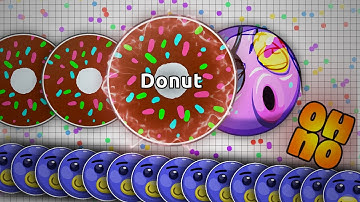 WALLBANG SAME SIZE LINE POPSPLIT?! #OMG 4x LINESPLIT in Agar.io