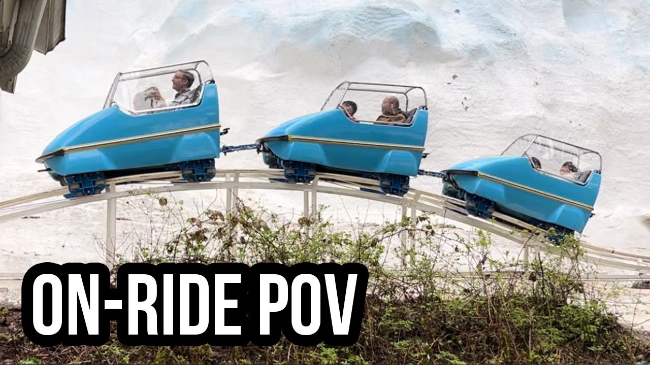 Ice Mountain Bobsled POV | Enchanted Forest | March 2024