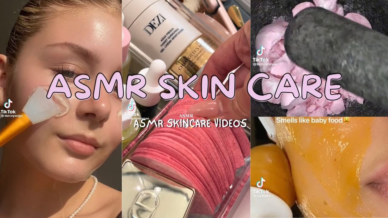 ASMR SKIN CARE CLEANSE TIK TOK YouTube
