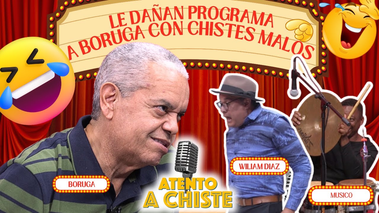 Boruga CASI PELEA con William Díaz y un músico por dañarle el programa con CHISTES MALOS 🤣