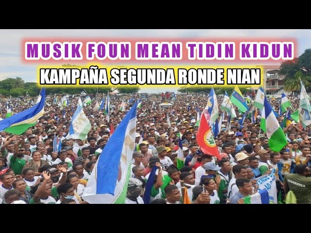 MUSIK MEAN TIDIN KIDUN ‼️ MUSIK FOUN KAMPAÑA SEGUNDA RONDE NIAN 🎙🎵🔥 #music #timorleste class=