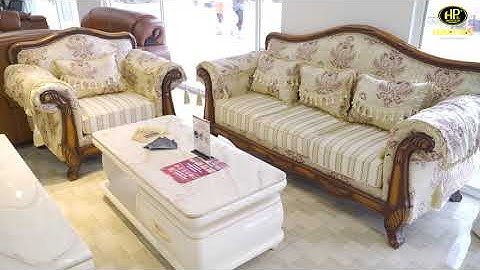 Ghế Sofa Vải Tân Cổ Điển Cho Phòng Khách Siêu Sang Trọng Đẳng Cấp