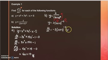 15th video: MAT183 - Second Derivative - Example 1