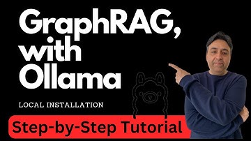 GraphRAG with Ollama - Install Local Models for RAG - Easiest Tutorial
