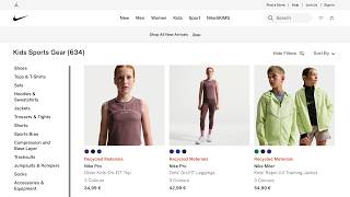 Kids Performance. Nike CZ · Nike.com · 2026