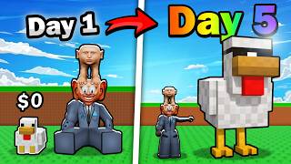 From Noob to RICHEST Chicken Farmer in Roblox…