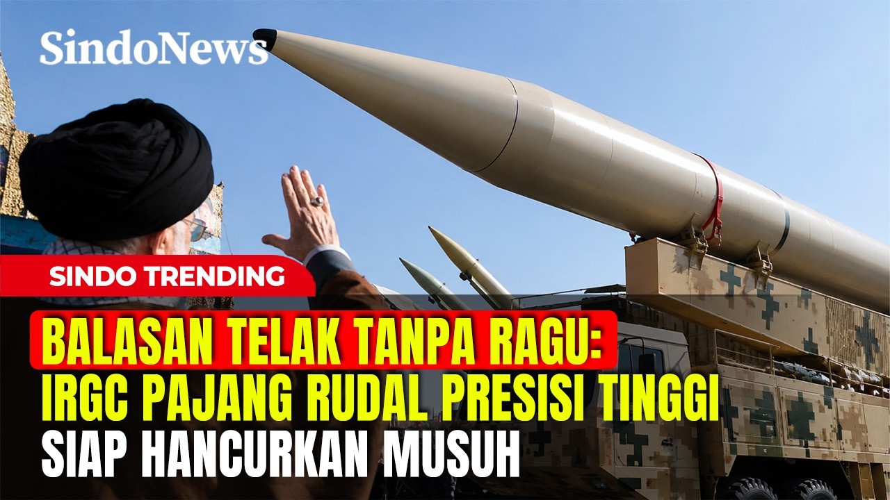 BALASAN TELAK TANPA RAGU: IRGC Pajang Rudal Presisi Tinggi Siap Hancurkan Musuh | Sindo Trending