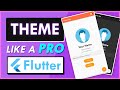 Theme your flutter apps like a pro  flutter ui design  dark mode in flutter