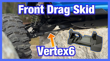 Front axle skid for the Vertex 6 