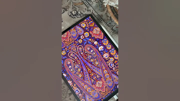 A New Seamless Pattern Design ✨🌸😇 #procreate #surfacepatterndesign #shorts #youtubeshorts #art