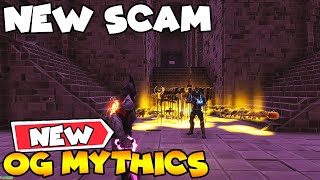 Surprising a Scammer with OG Mythic Guns! 😈😱 (Scammer Gets Scammed) Fortnite Save The World