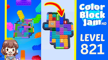 Color Block Jam Level 427 (821) Solution Walkthrough