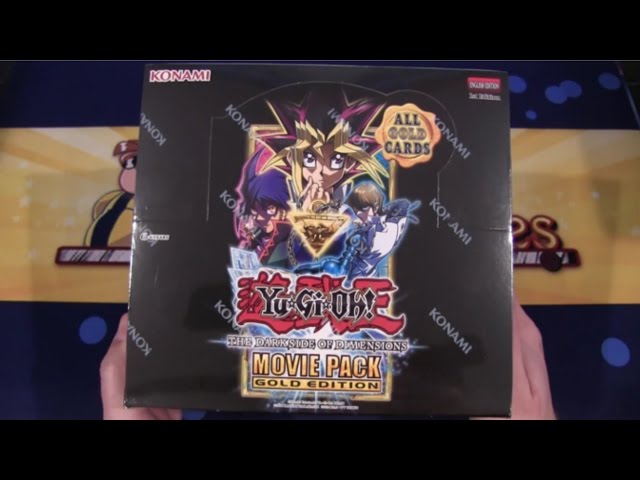 Yugioh The Dark Side Of Dimensions Movie Pack Gold Edition Unboxing Gold Secret Rares Youtube