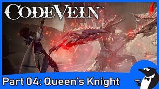 CODE VEIN Gameplay Part 4 - Depths Town of Sacrifice: Queen's Knight Boss Fight (PS4 Closed Beta)