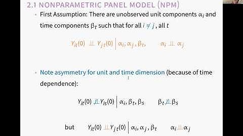 Guido Imbens: Identification of nonparametric factor models for average treatment effects