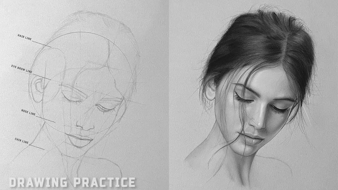 A Better way to Practice Drawing  LOOMIS METHOD  YouTube