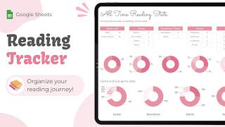 Ultimate Reading Tracker & Personal Library Log in Google Sheets — Track Books & Build Reading Habit