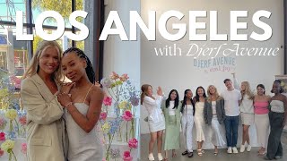 djerf avenue pop up | los angeles vlog 🌸