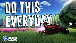 The Daily Warm Up That Will ACTUALLY Increase Your Rank in Rocket League (Training Pack)