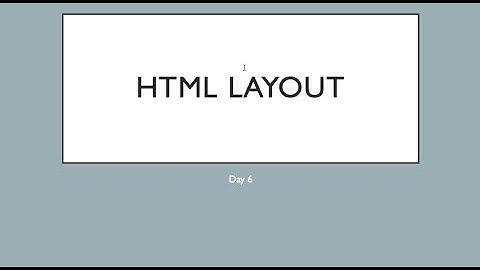 Day6 header : HTML layout header | in Telugu |