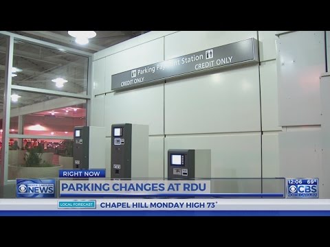 Parking changes begin Monday at RDU