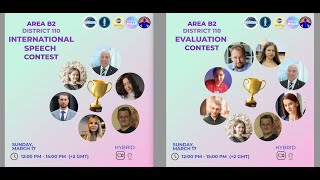 Famous Annual Area B2 International Speech and Evaluation Contests. Awarding Ceremony (March 17th, 2024) Wealth
