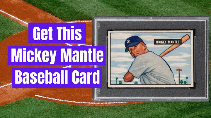Bid on THE REAL Mickey Mantle Rookie Card!!