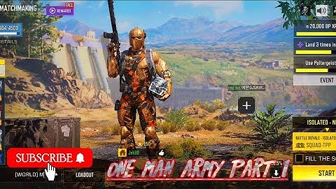 One Man Army || call of duty - mobile || CODM || trailer #CoDm