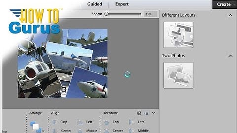 How to use the Photoshop Elements Collage Tool - Adobe Photoshop Elements 11 12 13 14 15 tutorial