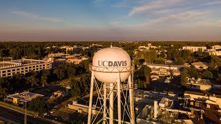 UC Davis Water Tower | Drone Shots #Shorts