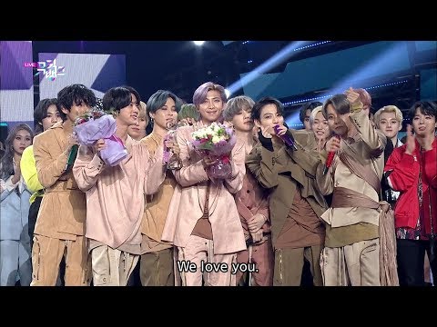BTS Winning Moment [ENG SUB / Music Bank  2020.02.28]