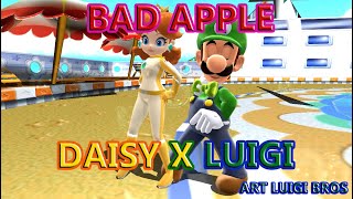 Mmd - Bad Apple - Daisy X Luigi