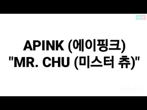 APINK (에이핑크) - MR. CHU (미스터 츄) LYRICS 가사
