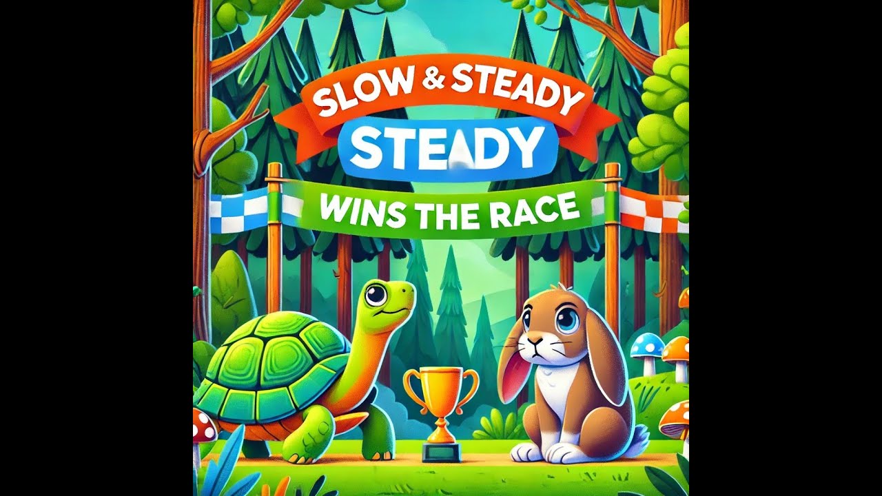 Slow and Steady Wins the Race | Motivational Animated Story| Rabbit vs ...