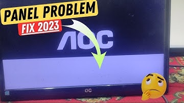 Monitor Display Problem Solution AOC Monitor || Created by Afjal Hossain