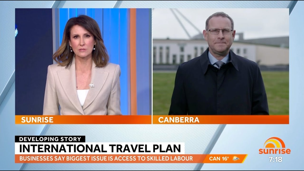 Andrew McKellar interview with Natalie Barr, Sunrise on Seven - 13 November 2021