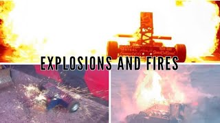 Explosions and Fires in BattleBots & Robot Wars!