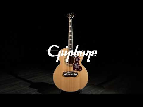 Epiphone EJ-200CE Electro Acoustic, Natural | Gear4music demo