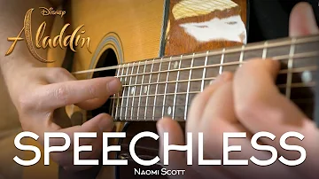 "Speechless" Naomi Scott - Aladdin // Fingerstyle Guitar Cover