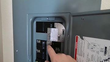 Interlock system for portable generator installed on a Square D electrical panel