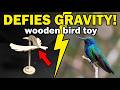 I Built a Self Balancing Bird from Wood! 🐦